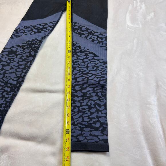 Varley Women's Emerson Seamless Gray Cheetah Print Leggings - Size Medium - Picture 7 of 9